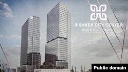  “Нарын” ресторанынын ордуна курулушу башталган комплекстин макети. 