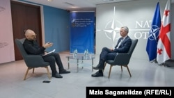 Важа Тавберидзе и Йенс Столтенберг