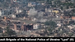 ფოტო არქივიდან. ომით განადგურებული ქალაქი ვოლჩანსკი