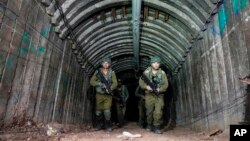 عکس آرشیوی از یک تونل‌ کشف‌شده توسط ارتش اسرائیل در جریان جنگ غزه