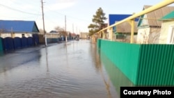 Кабан авылының су баскан урамнары