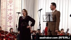 Концерт ко Дню рождения оперной певицы Майи Кулиевой. Ашхабад. 1 мая, 2024.  