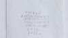 Копія запісу, які пакінуў на турэмнай сцяне Алесь Пушкін