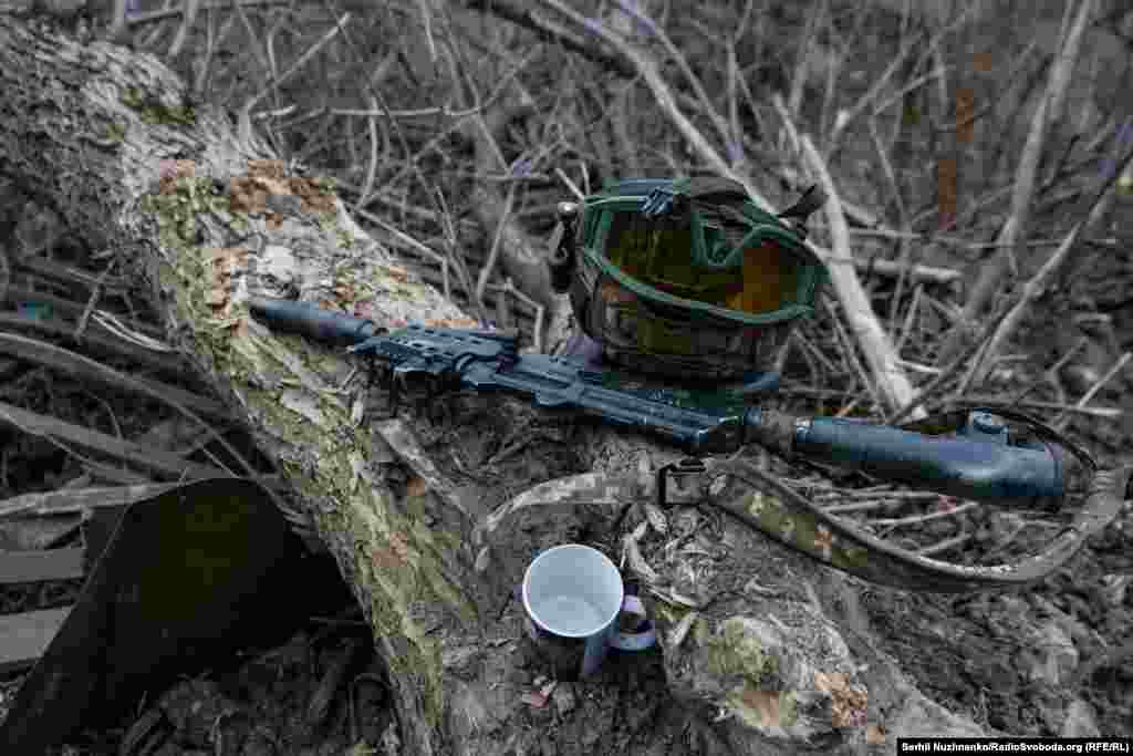 Зрештою бойова робота завершилась, можна перепочити, випити кави і щось з&#39;їсти. Хтозна, коли чекати наступної бойової роботи