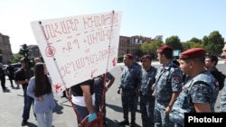 Բողոքի ակցիա Հանրապետության հրապարակում, 19-ը սեպտեմբերի, 2023թ.