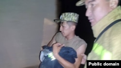 ӨКМдин куткаруучулары. Кадамжай району, Баткен. 24-июнь, 2024-жыл. ӨКМдин сүрөтү.