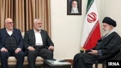علی خامنه‌ای و اسماعیل هنیه
