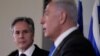 آنتونی بلینکن (چپ) در کنار بنیامین نتانیاهو