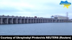 Так виглядала гребля Каховської ГЕС до руйнування