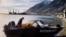 Russia - the fishing boat used by two men from Chukotka to sail to Alaska to avoid Russian military service - screen grab