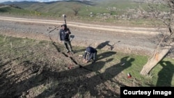 Жер көчкү жаракасы. Өзгөн. 1-апрель, 2024-жыл.