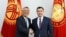 Президент Садыр Жапаров АКШнын мамлекеттик катчысынын Түштүк жана Борбордук Азия иштери боюнча жардамчысы Дональд Луну кабыл алган учуру. Апрель, 2023-жыл. Бишкек

