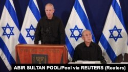 Յոավ Գալանտը և Բենյամին Նեթանյահուն: 