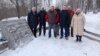 In Perm, commemorations were held on February 26 in the form of a community work day at the local memorial to the victims of political repression after authorities twice refused to allow a rally. 