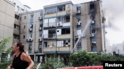 اصابت راکت به مجتمع مسکونی در تل‌آویو