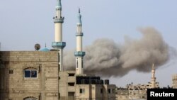 Գազայի հատված - Իսրայելի օդուժը հերթական հարվածն է հասցնում Ռաֆահին, արխիվ