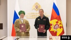 Таджуддин Талгат а, Золотов Виктор а. Сурт: Росгвардин телеграм-каналера
