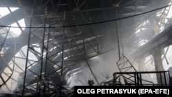 Орусиялык күчтөр сокку урган объект. Харьков, Украина. 29-декабрь, 2023-жыл.