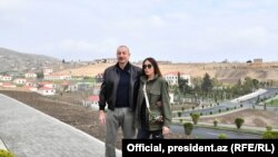 Իլհամ Ալիևն ու Մեհրիբան Ալիևան Լեռնային Ղարաբաղում, 18-ը մարտի, 2023թ․