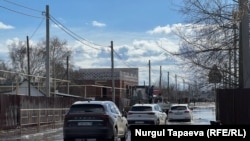 Көшелерін су басқан елдімекен. Сәуір 2024 жыл. Көрнекі сурет.