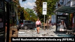 Наслідки російського ракетного обстрілу в центрі Чернігова, 19 серпня 2023 року