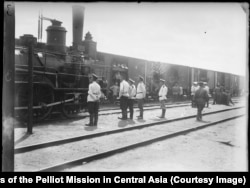 Российские войска возвращаются из Маньчжурии в июне 1906 года.