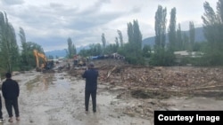 Селевые потоки в Ошской области.