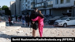 Наслідки нічної атаки РФ по Києву, Голосївський район Києва, 30 травня 2023 року, ілюстративне фото