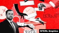 Глава ЦИК Грузии Георгий Каландаришвили, коллаж