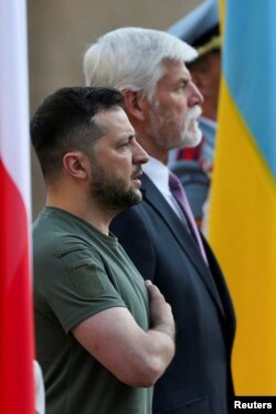 Владимир Зеленский жана Петр Павел