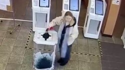 Green Dye And Fire Spoil Ballot Boxes In Incidents Across Russia