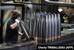 Вытворчасьць снарадаў на заводзе ў амэрыканскім штаце Пэнсыльванія, красавік 2024 году