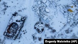 Знищений російський танк (архівне фото)