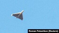 Ukraine says it shot down a dozen Iranian-made Shahed attack drones overnight on October 29-30. (file photo)