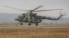 The helicopter was performing a combat task with three crew members onboard, the TASS state news agency reported. (file photo)