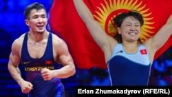 Жоламан Шаршенбеков  и Мээрим Жуманазарова.