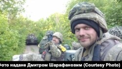 Дмитро Шарафанов до поранення, під час служби