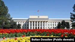 Бишкектеги жаз. Иллюстративдик сүрөт