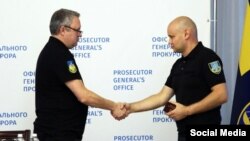 Генеральний прокурор Андрій Костін та його заступник Дмитро Вербицький