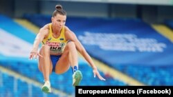 Українка Марина Бех-Романчук виборола золоту нагороду у потрійному стрибку на ІІІ Європейських іграх, що тривають в Польщі