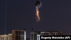 Ukrainian air defenses shot down nine out of the 14 drones launched by Russia early on February 26, the military said. (file photo)