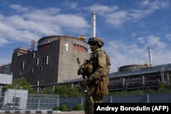 Російський військовий на окупованій ЗАЕС, травень 2022 року