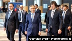 Ираклий Гарибашвили, Бидзина Иванишвили и Ираклий Кобахидзе