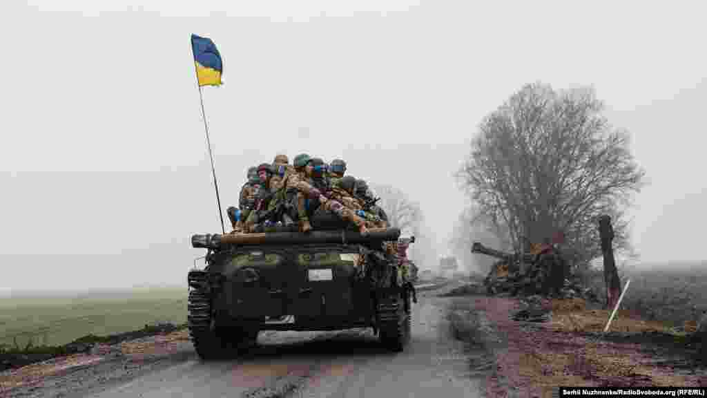 Українські війська звільнили Чернігівщину і вибили російську армію із Півночі України. Надалі підрозділ відправився у Донецьку область для виконання нових бойових завдань із відсічі російської агресії. Чернігівщина, 2 квітня 2022 року