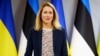 Estonia Prime Minister Kaja Kallas during a visit to Ukraine in April 2023