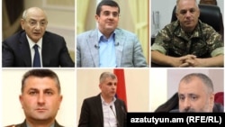 Բակո Սահակյան, Արայիկ Հարությունյան, Լևոն Մնացականյան, Դավիթ Մանուկյան, Դավիթ Իշխանյան, Դավիթ Բաբայան