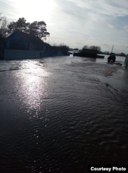 Кабан авылының су баскан урамнары