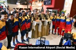 БРИКС уеннарында катнашучыларны Казан һава аланында каршы алу