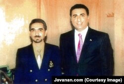 پالیان در کنار شاهزاده رضا پهلوی