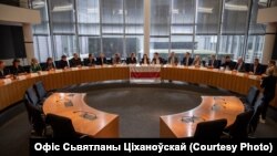 Сьвятлана Ціханоўская на сустрэчы ў камітэтах Бундэстагу